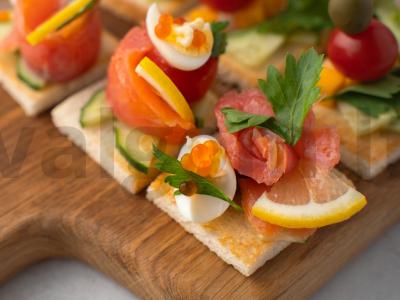 Šventiniai kanapė ant vestuvių Žingsnis 8