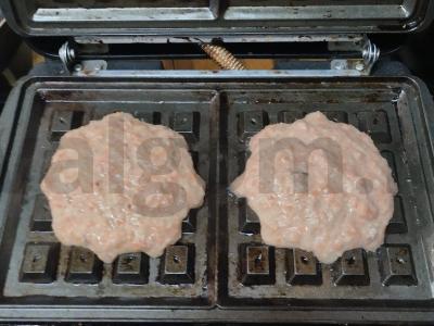 Naudingos avižų vafliai su morkomis ir obuoliais Žingsnis 4