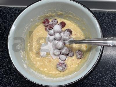 Vafliai su vyšniomis ant pieno Žingsnis 5