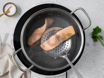 Ravioliai su lašiša ir petražolėmis Žingsnis 3