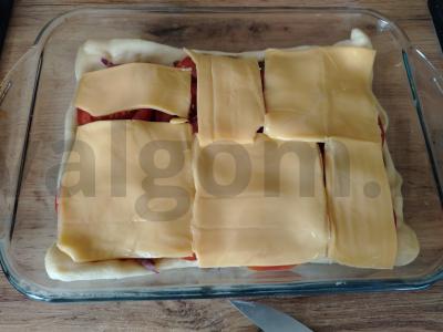 Sūrio pyragas su cheeseburgeriu Žingsnis 9