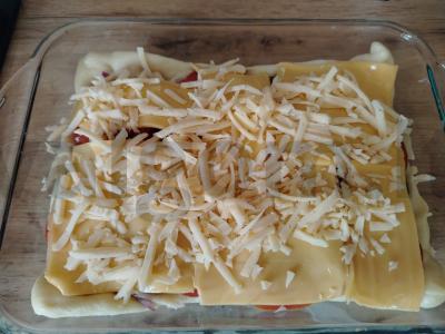 Sūrio pyragas su cheeseburgeriu Žingsnis 10