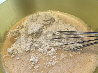 Blynai su pienu ir moliūgų sultimis Žingsnis 5