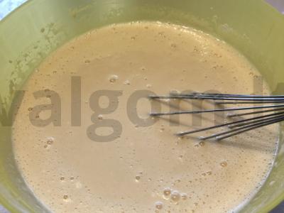 Blynai su pienu ir moliūgų sultimis Žingsnis 6