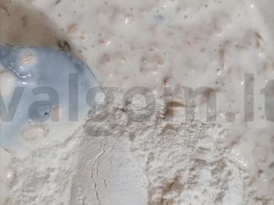 Avižiniai sausainiai su razinomis Žingsnis 6