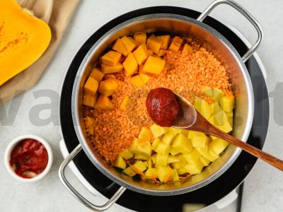 Moliūgų-lęšių sriuba Žingsnis 3