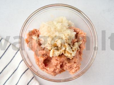 Žuvies kotletai su majonezu Žingsnis 1