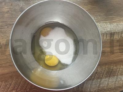 Purūs mannikas su kefyru arbatai Žingsnis 2