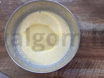 Purūs mannikas su kefyru arbatai Žingsnis 3