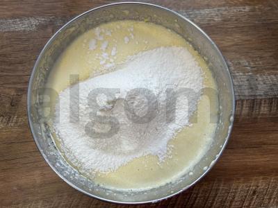 Purūs mannikas su kefyru arbatai Žingsnis 5