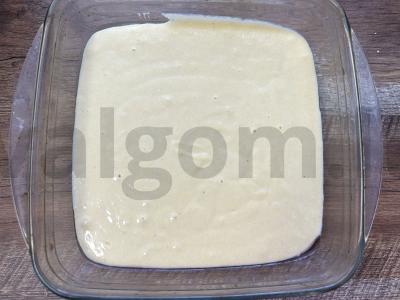 Purūs mannikas su kefyru arbatai Žingsnis 7