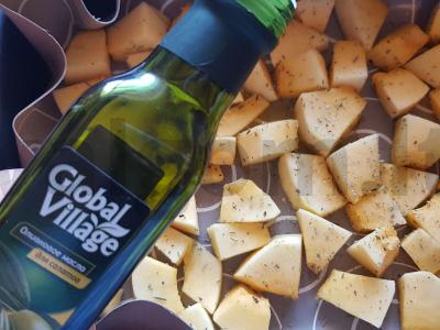 Kepta moliūgų su itališkais prieskoniais, česnaku ir alyvuogių aliejumi Žingsnis 5