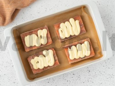 Lašiša su sūriu orkaitėje Žingsnis 3