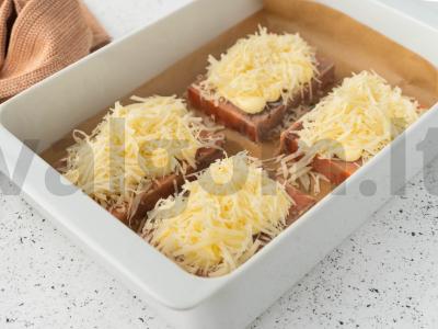 Lašiša su sūriu orkaitėje Žingsnis 4