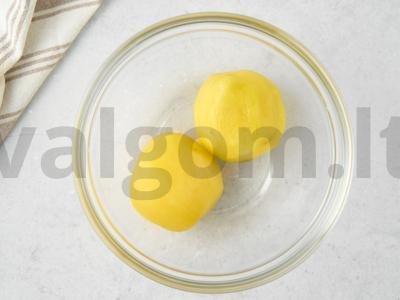 Mėsos pyragas su baklažanais ir bulvėmis Žingsnis 2