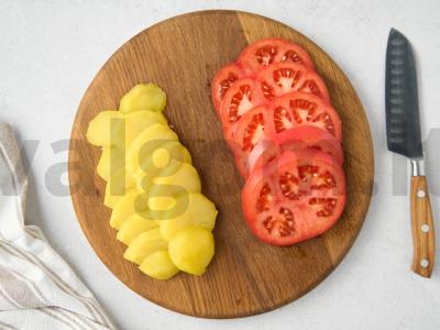 Mėsos pyragas su baklažanais ir bulvėmis Žingsnis 10