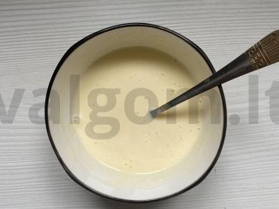 Tostai su jogurtų kremu ir bananais Žingsnis 4