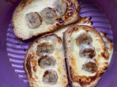 Tostai su jogurtų kremu ir bananais Žingsnis 10