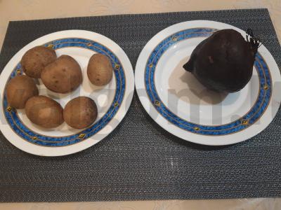 Vinegretas su raudonaisiais pupelėmis Žingsnis 1