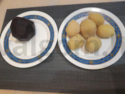 Vinegretas su raudonaisiais pupelėmis Žingsnis 2