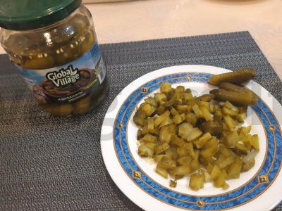 Vinegretas su raudonaisiais pupelėmis Žingsnis 4