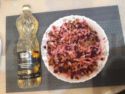 Vinegretas su raudonaisiais pupelėmis Žingsnis 8