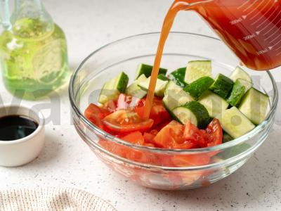 Gazpacho su stracciatella Žingsnis 2