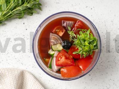 Gazpacho su stracciatella Žingsnis 3