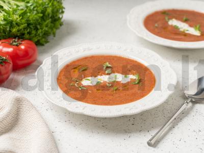 Gazpacho su stracciatella pagrindine nuotrauka