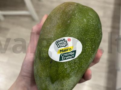 Nuo prinokusių šviežių mangų pagamintas ledai Žingsnis 6