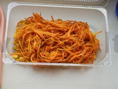 Salotas su rūkytu sūriu Žingsnis 1