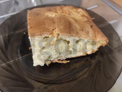 Obuolių ir kriaušių šarlotė arbatai Žingsnis 7