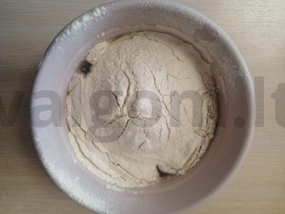 Kepti pyragėliai su ryžiais, kiaušiniu ir žaliu svogūnu Žingsnis 7