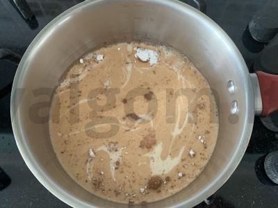 Kakava su ištirpintu pienu ir cinamonu Žingsnis 2