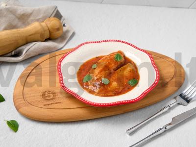 Tilapija pomidorų padaže pagrindine nuotrauka