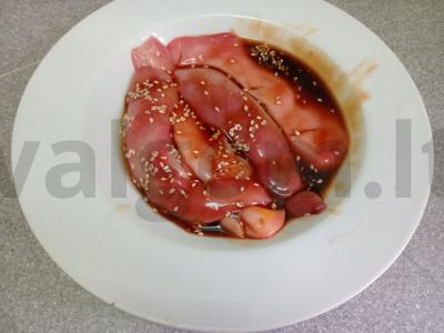 Azijietiški lašišų ikrai Žingsnis 2