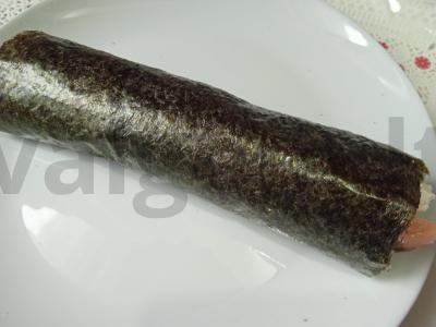 Rulonai su silpnai sūdyta lašiša ir sūriu Žingsnis 5