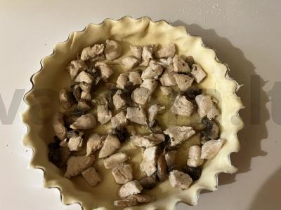 Auksinis pyragas su vištienos krūtinėle ir grybais Žingsnis 14