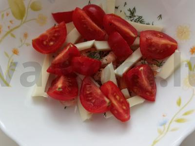 Salotos su krevetėmis ir jūros kopūstais Žingsnis 3