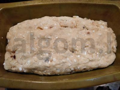 Švelnus varškės keksas su džiovintais vaisiais Žingsnis 6