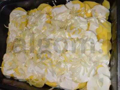 Vištienos blauzdelės su bulvėmis „Prancūziškai“ Žingsnis 4