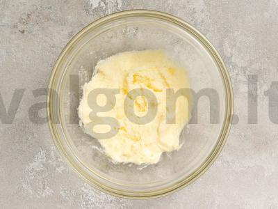 Apelsinų keksiukai Žingsnis 2