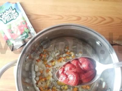 Šči su raugintomis kopūstais Žingsnis 3