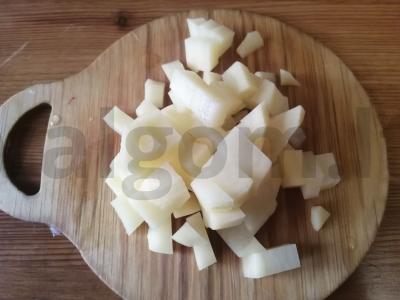 Šči su raugintomis kopūstais Žingsnis 7