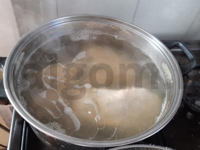 Šaltibarščiai su šviežia kopūstu, pomidoru ir paprika Žingsnis 1