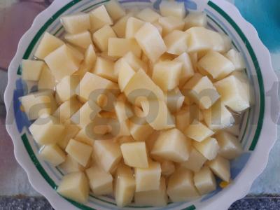 Šaltibarščiai su šviežia kopūstu, pomidoru ir paprika Žingsnis 5