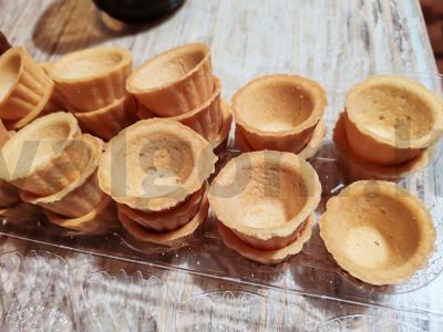 Užkandis „Tartaletės su kremu ir ikrais“ Žingsnis 1