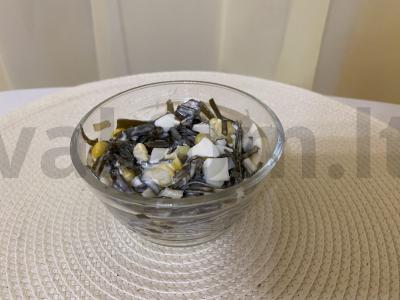 Salotas „Jūrinis saulėgrąžų“ Žingsnis 3