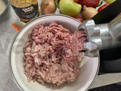 Paprikos, įdarytos vištienos faršu Žingsnis 3