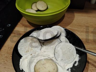 Užkandžių baklažanai su tilziter sūriu Žingsnis 2